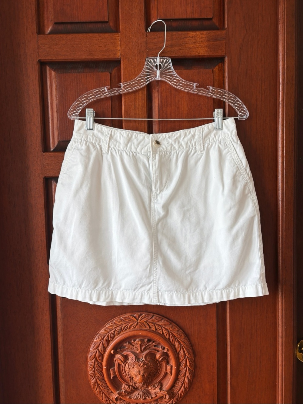 Sonoma Classic White Cotton Skirt With Shorts Size Small